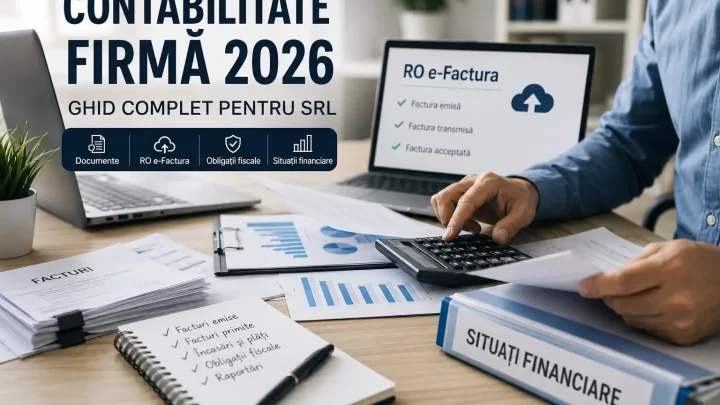 Contabilitate firmă 2026 – ghid complet pentru SRL