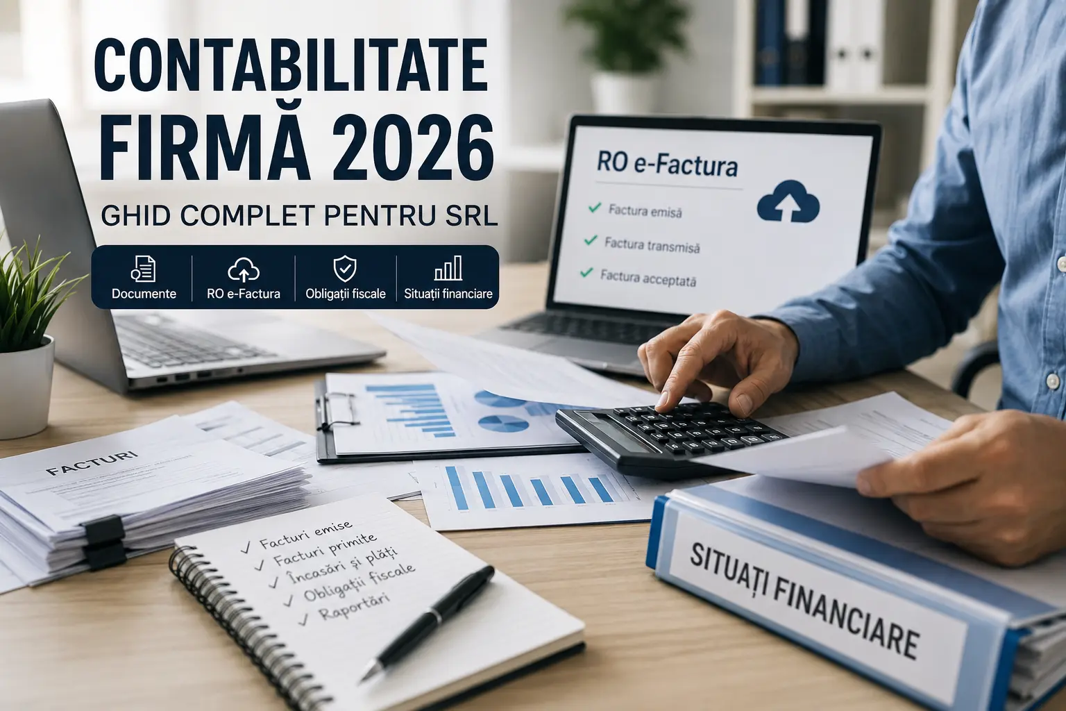 Contabilitate firmă 2026 – ghid complet pentru SRL