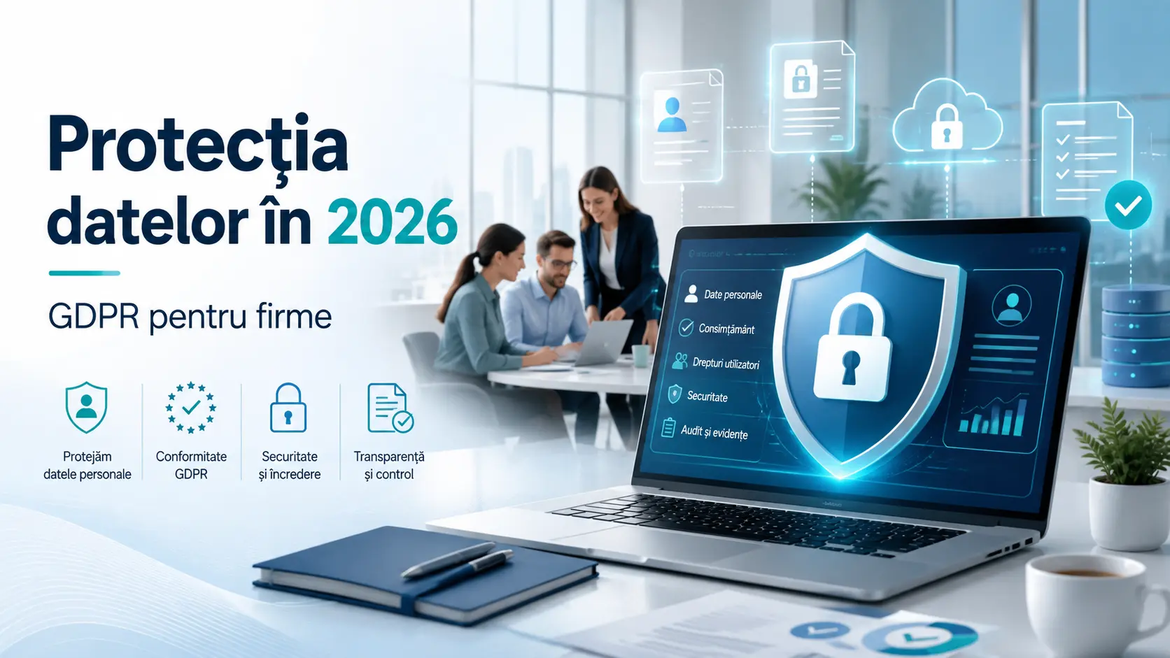 GDPR pentru firme 2026 – protecția datelor și securitatea informațiilor