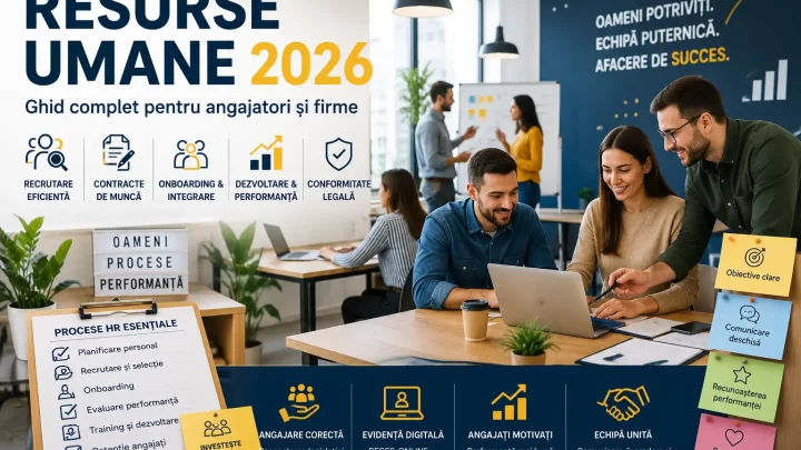 Resurse umane 2026 – ghid complet pentru angajatori și firme