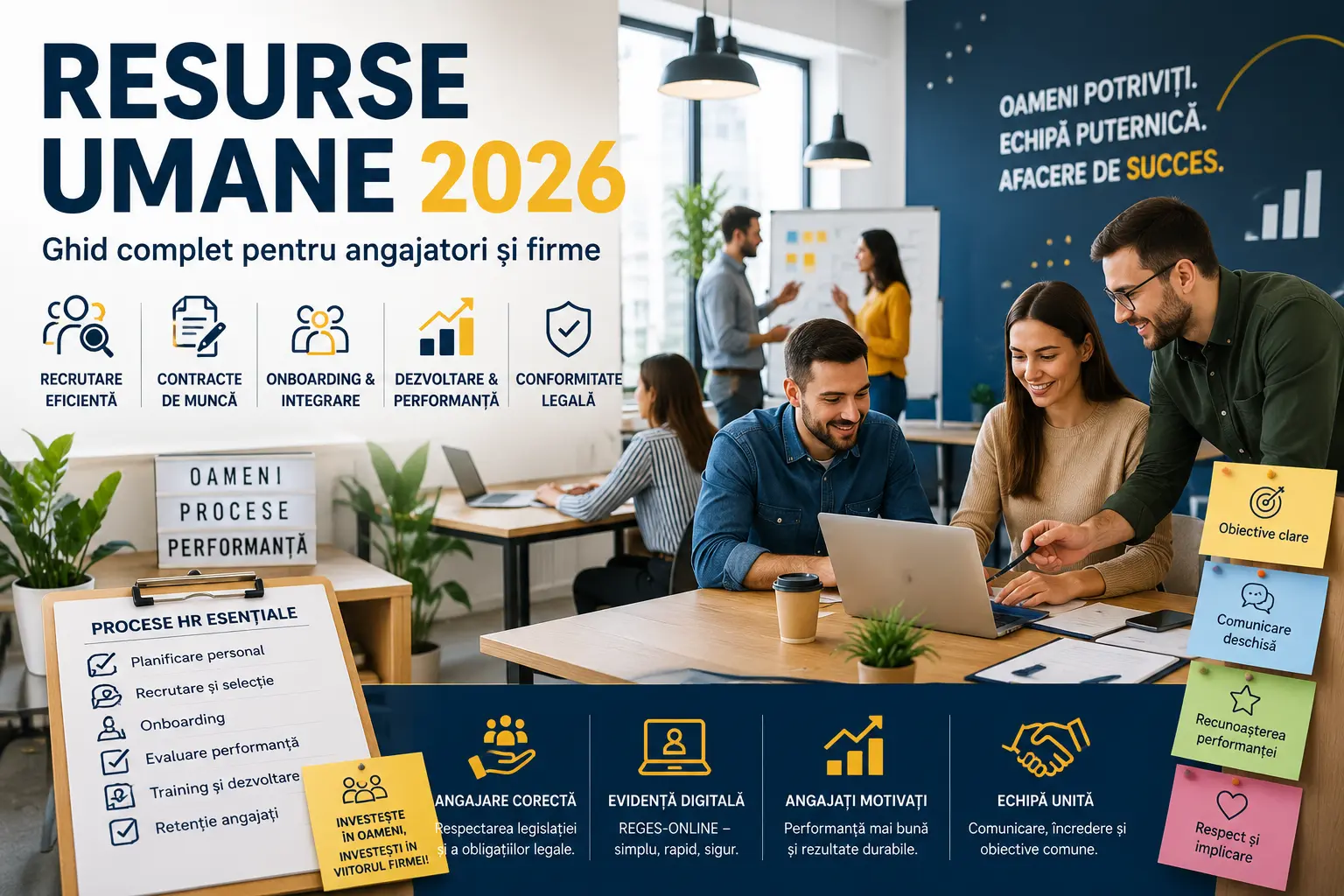 Resurse umane 2026 – ghid complet pentru angajatori și firme