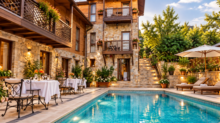 Cazare cu piscină și SPA în Băile Govora