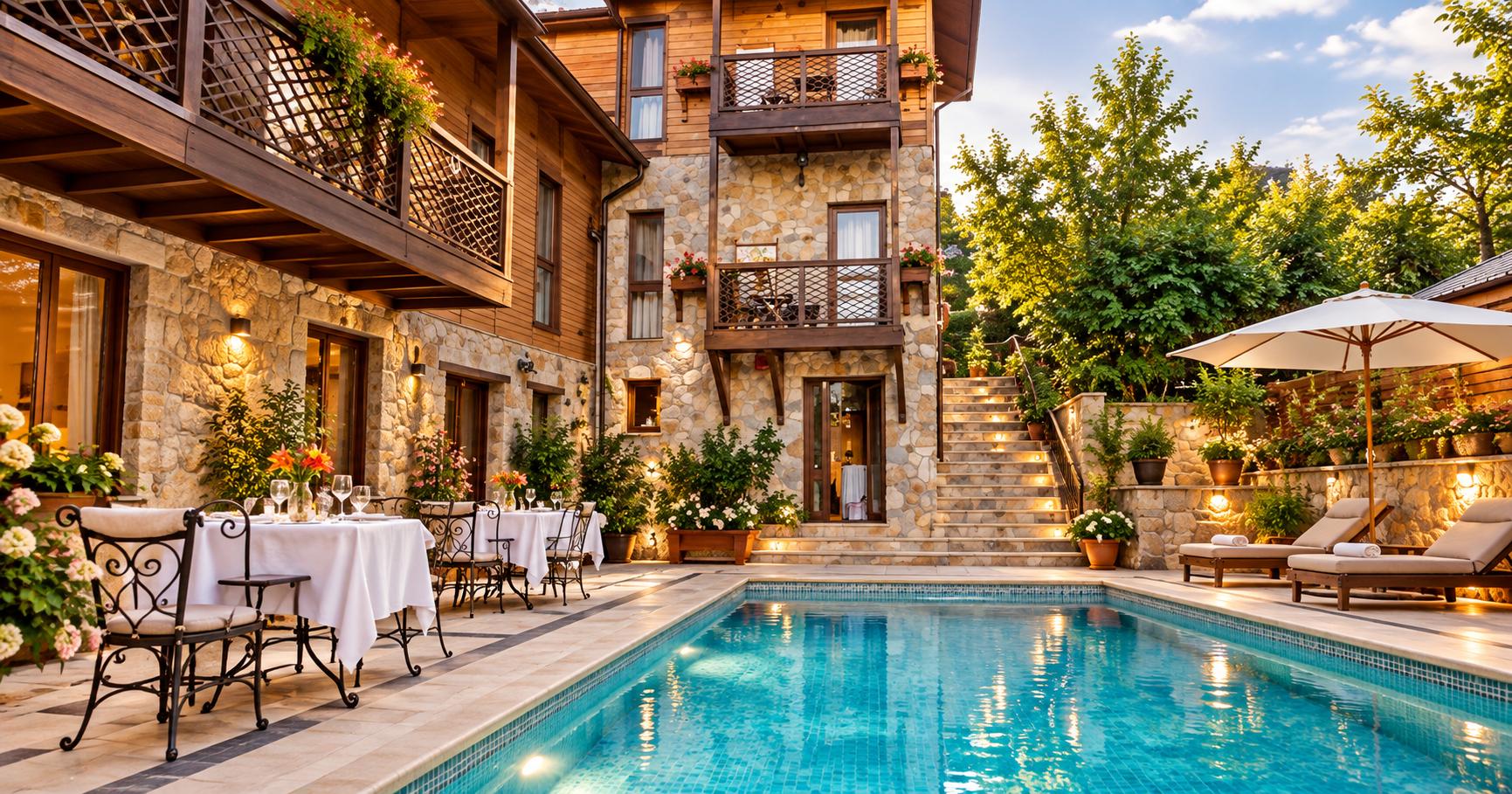 Cazare cu piscină și SPA în Băile Govora
